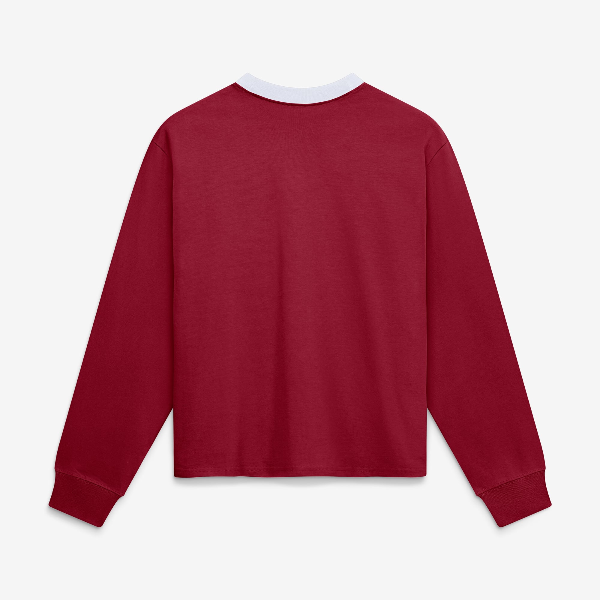 T-shirt à manches longues Jordan Brand Oklahoma Sooners Crimson Ringer Boxy pour femmes