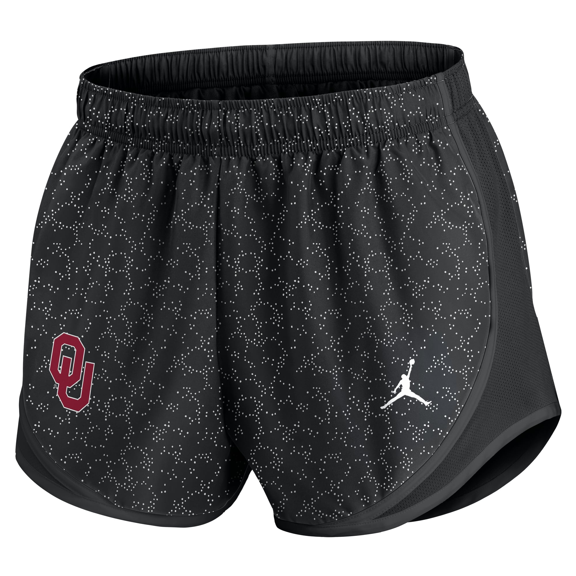 Women's Nike Black Oklahoma Sooners Tempo Pattern Dri-FIT Shorts