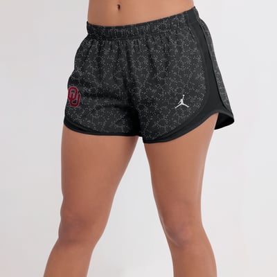Oklahoma Sooners Nike Women's Tempo Pattern Dri-FIT Shorts - Black