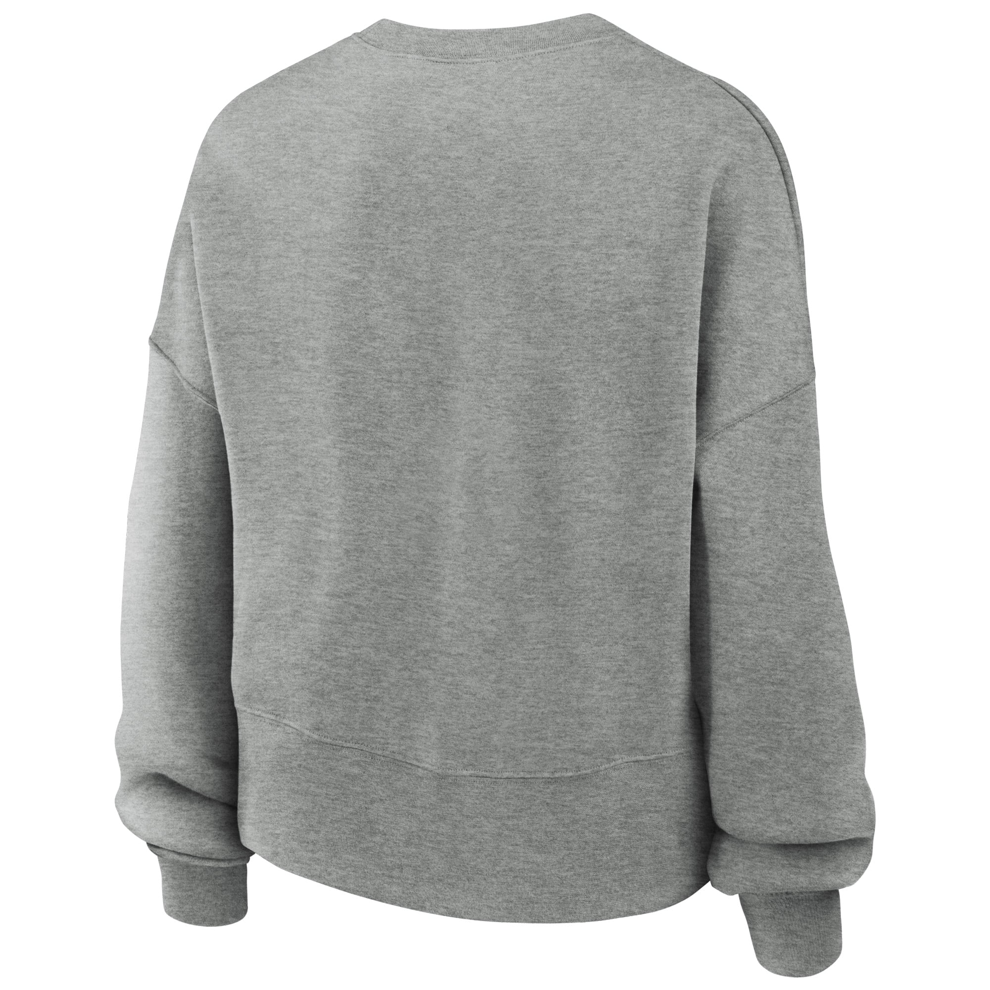 Women's Nike Heather Gray Oklahoma Sooners Oversized Legacy Classic Arch Sweatshirt