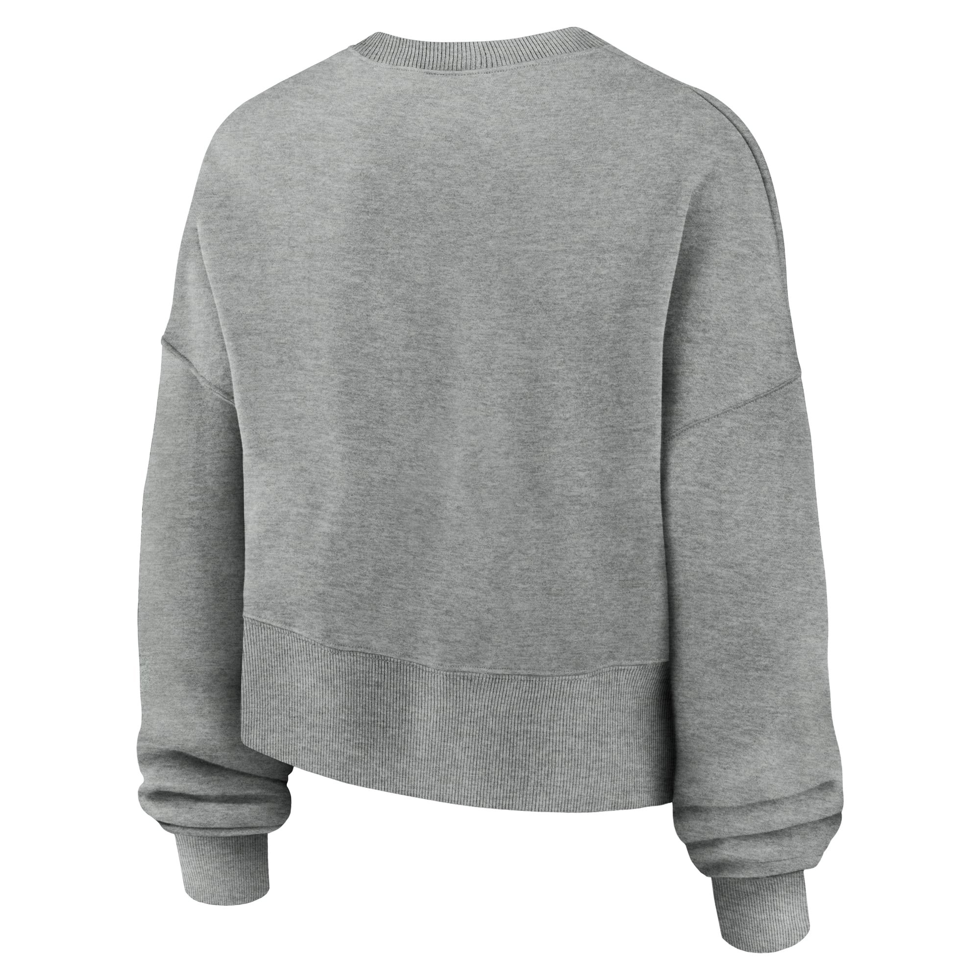 Women's Nike Heather Gray Oklahoma Sooners Oversized Phoenix Arch Pullover Sweatshirt