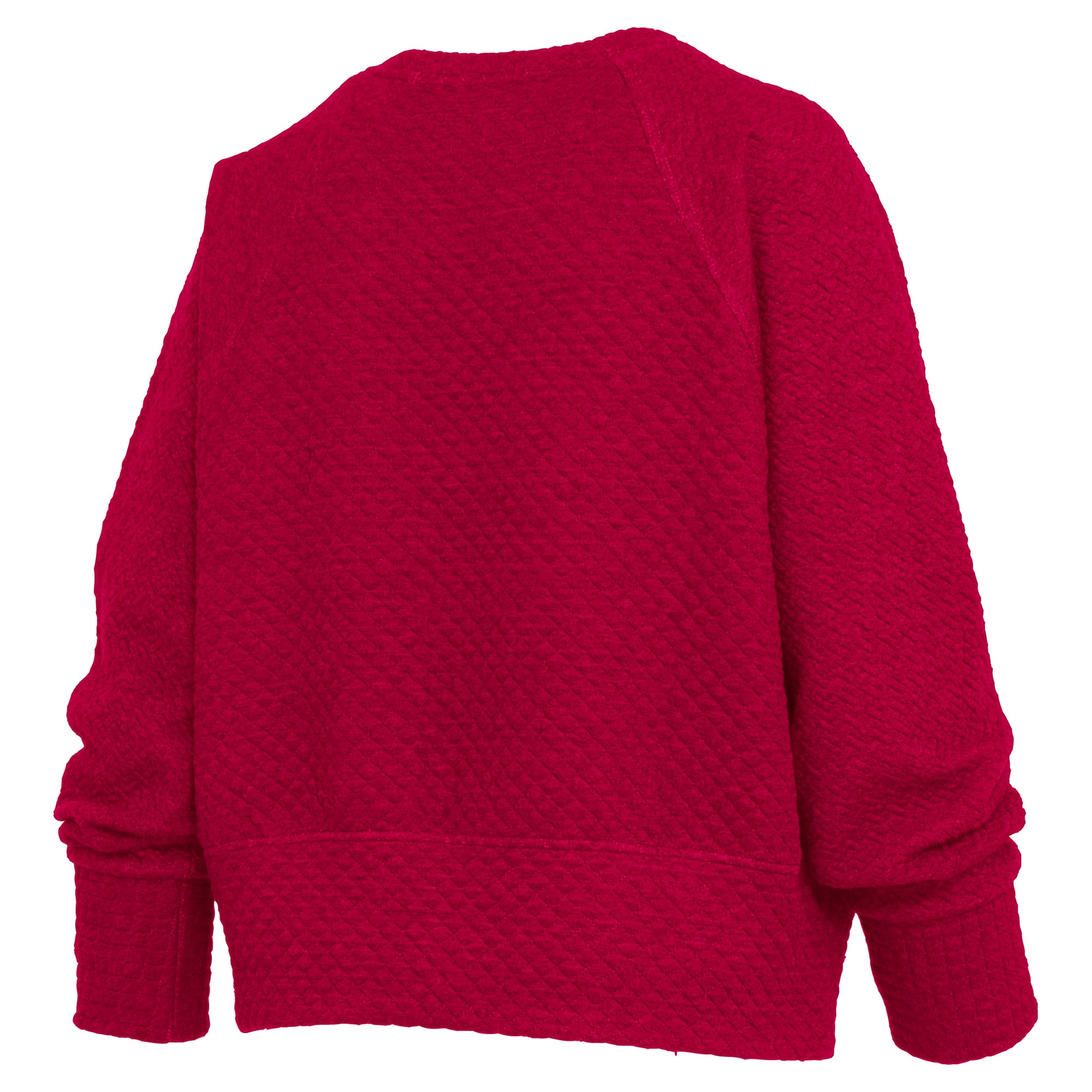 Sweat-shirt matelassé Champagne Nova pour femmes Pressbox Crimson Oklahoma Sooners