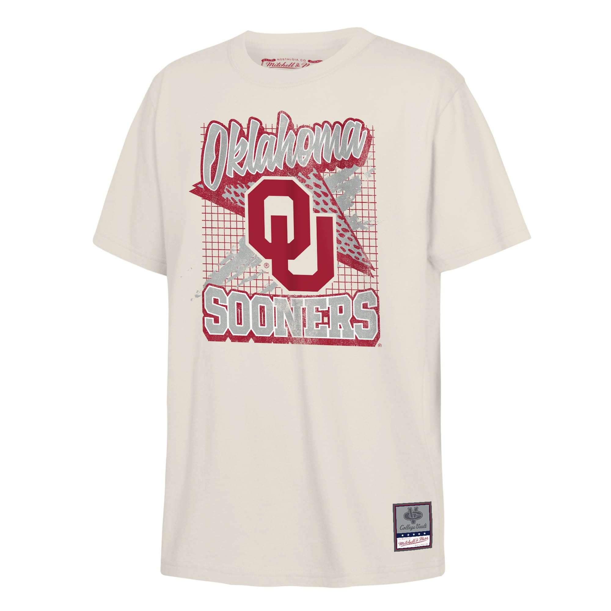 T-shirt universitaire Mitchell & Ness Natural Oklahoma Sooners pour jeunes