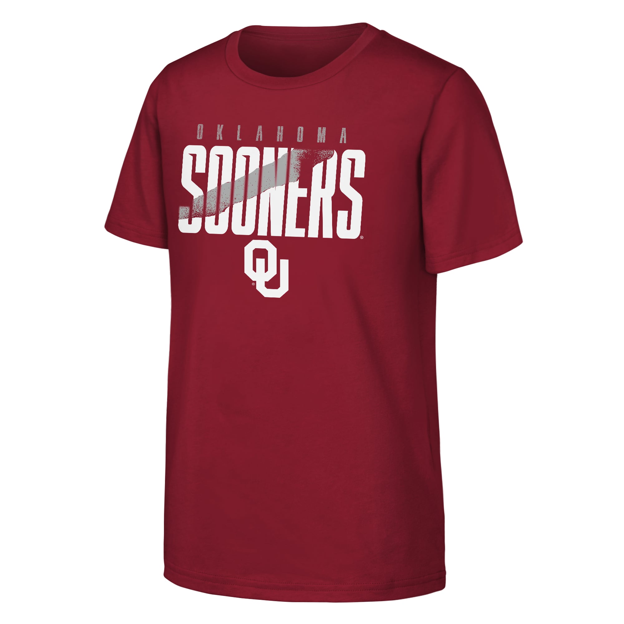 Youth Outerstuff Crimson Oklahoma Sooners Cut Through T-Shirt