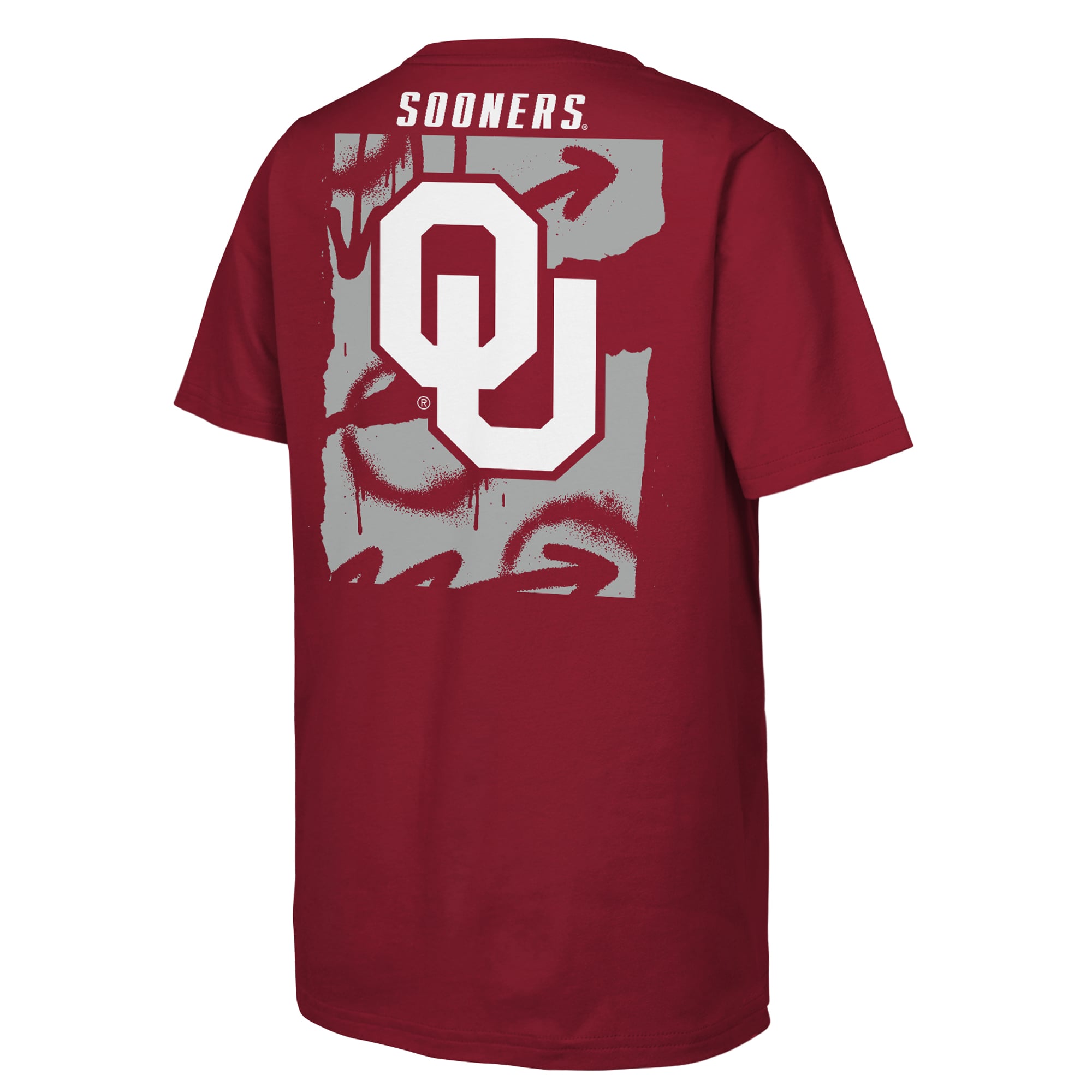 Youth Outerstuff Crimson Oklahoma Sooners Cut Through T-Shirt