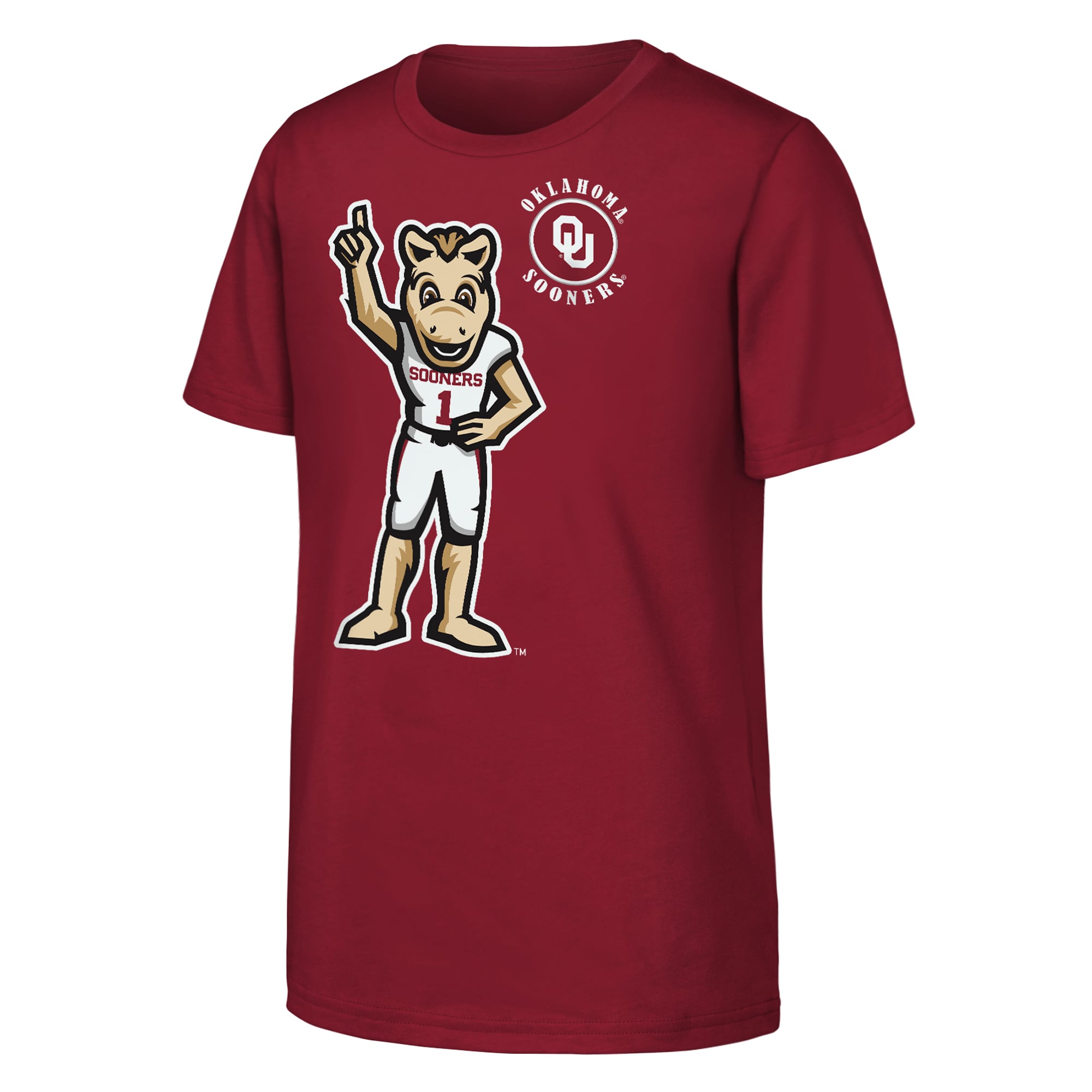 T-shirt Outerstuff Youth Crimson Oklahoma Sooners Tailgater Hometown