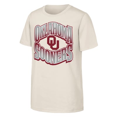  Oklahoma Sooners Outerstuff Youth Collegiate T-Shirt - Natural