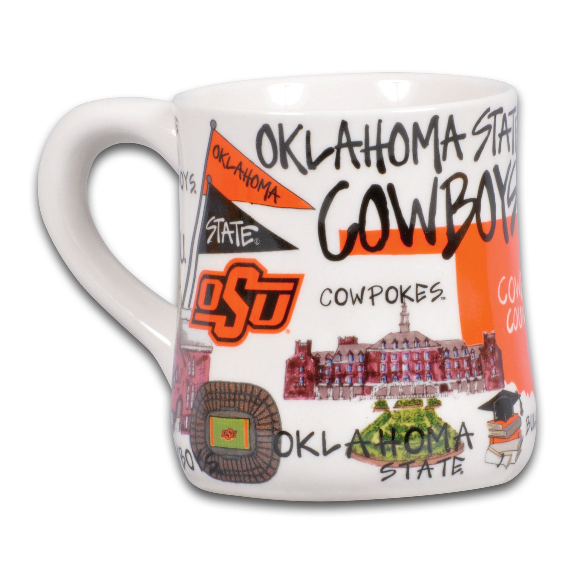 Mug en céramique Oklahoma State Cowboys Icon 20 oz.