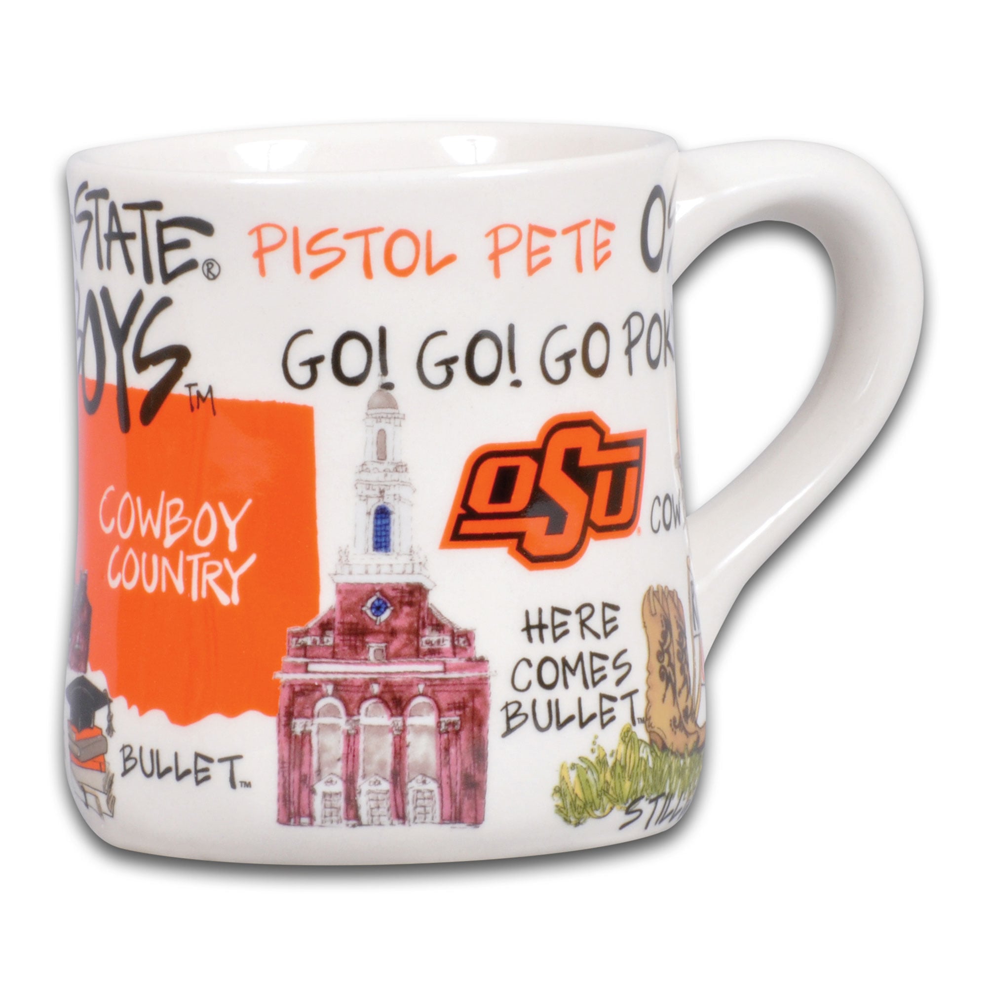 Mug en céramique Oklahoma State Cowboys Icon 20 oz.