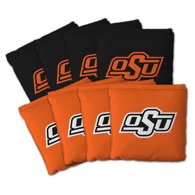 Oklahoma State Cowboys IDNA Eight-Piece Cornhole Bag Set