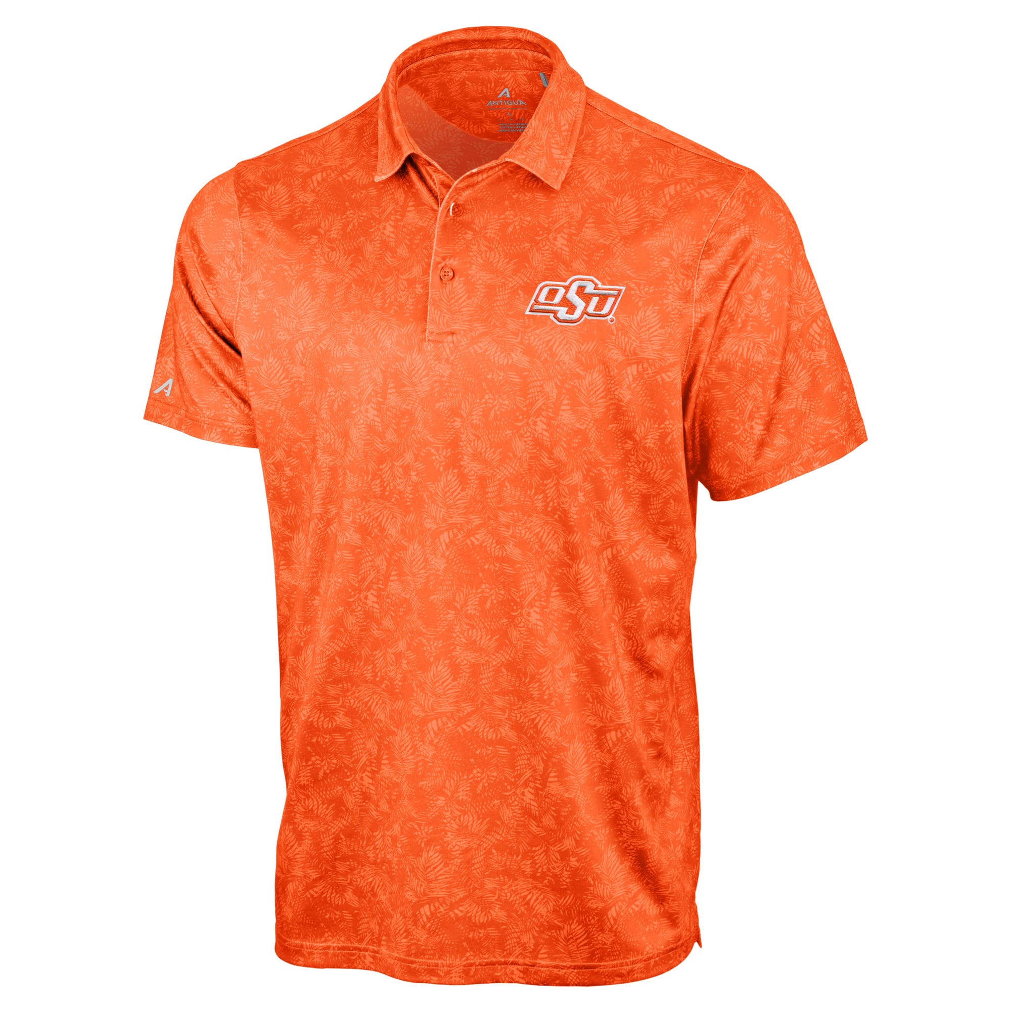 Polo Lush Antigua Orange Oklahoma State Cowboys pour homme