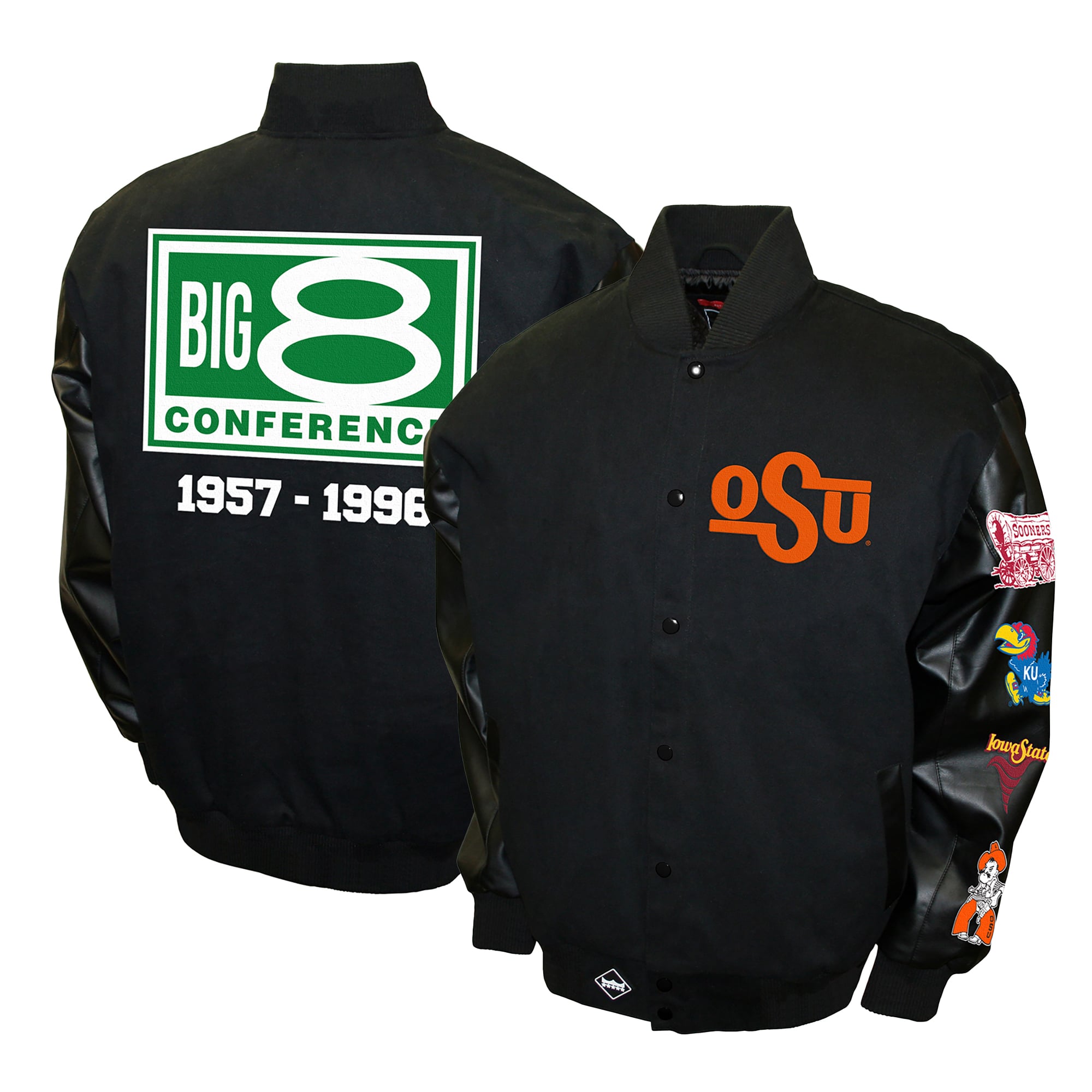 Men's Franchise Club Black Oklahoma State Cowboys 1957-1996 Big 8