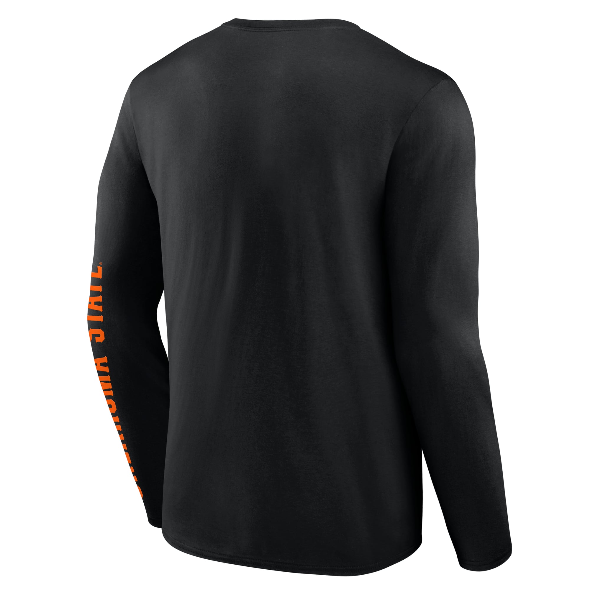 Men's Logo Athletic Heather Gray Oklahoma State Cowboys Primary Long Sleeve T-Shirt
