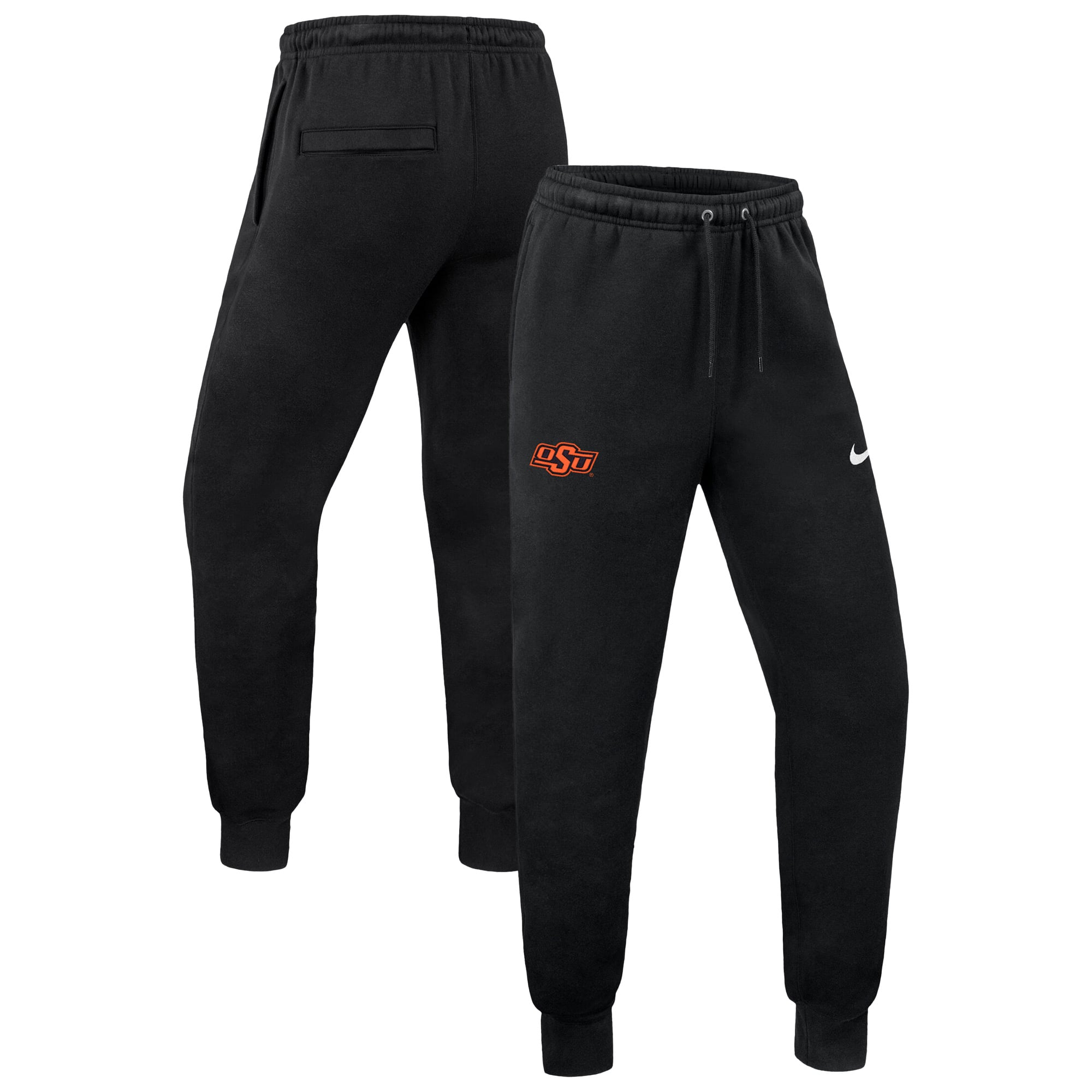 Pantalon de jogging en polaire Nike Oklahoma State Cowboys Club noir pour homme