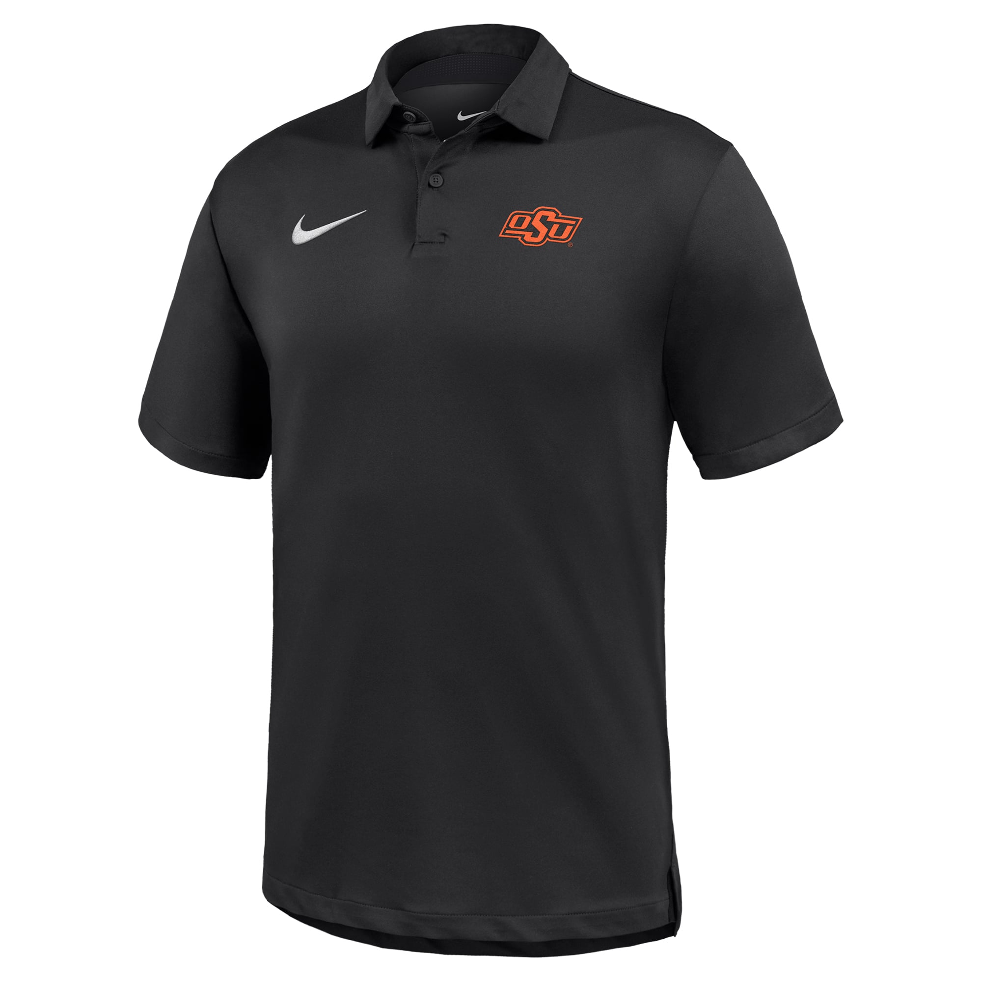Polo Nike Dri-FIT Tour noir pour homme, Oklahoma State Cowboys
