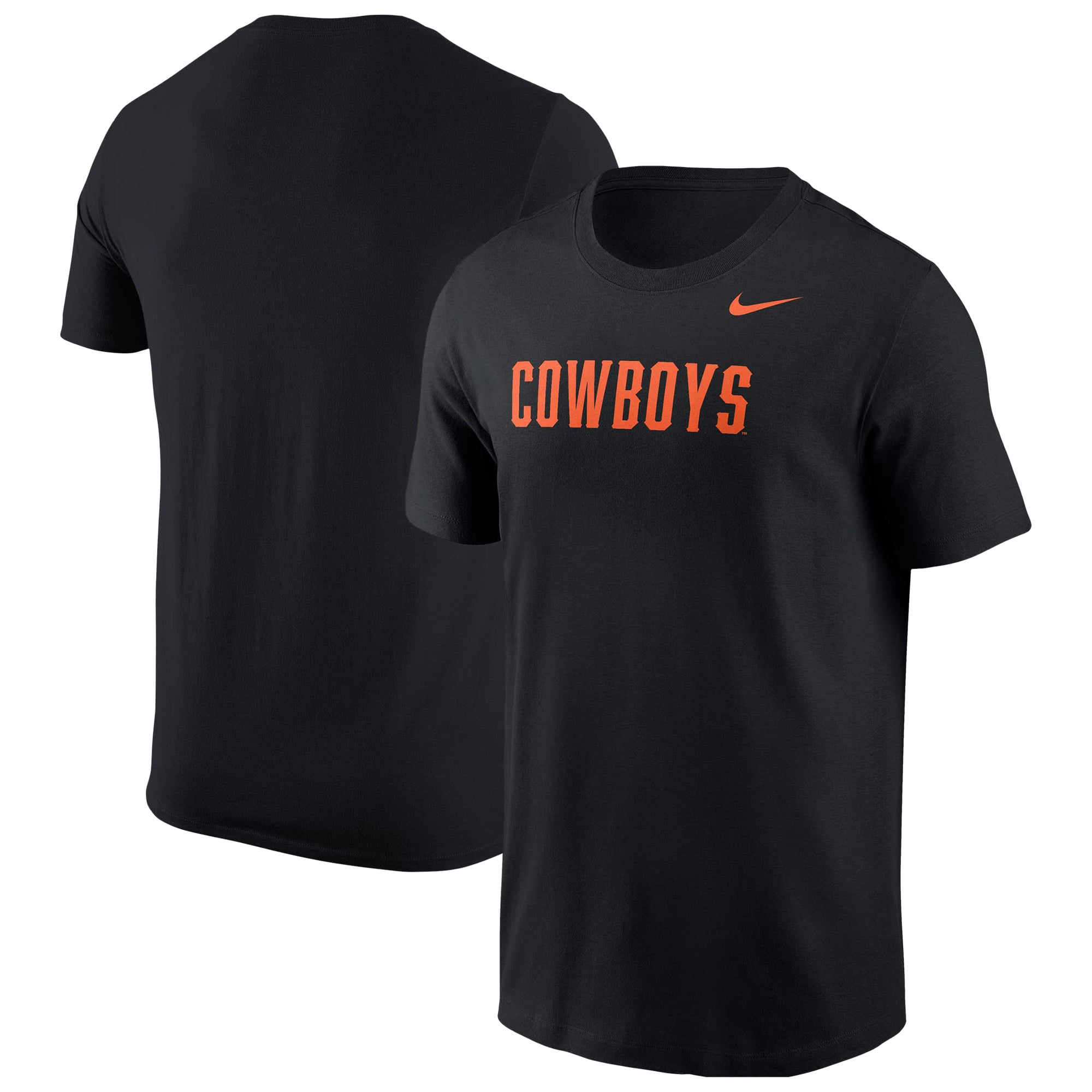 Men's Nike Orange Oklahoma State Cowboys Logo T-Shirt