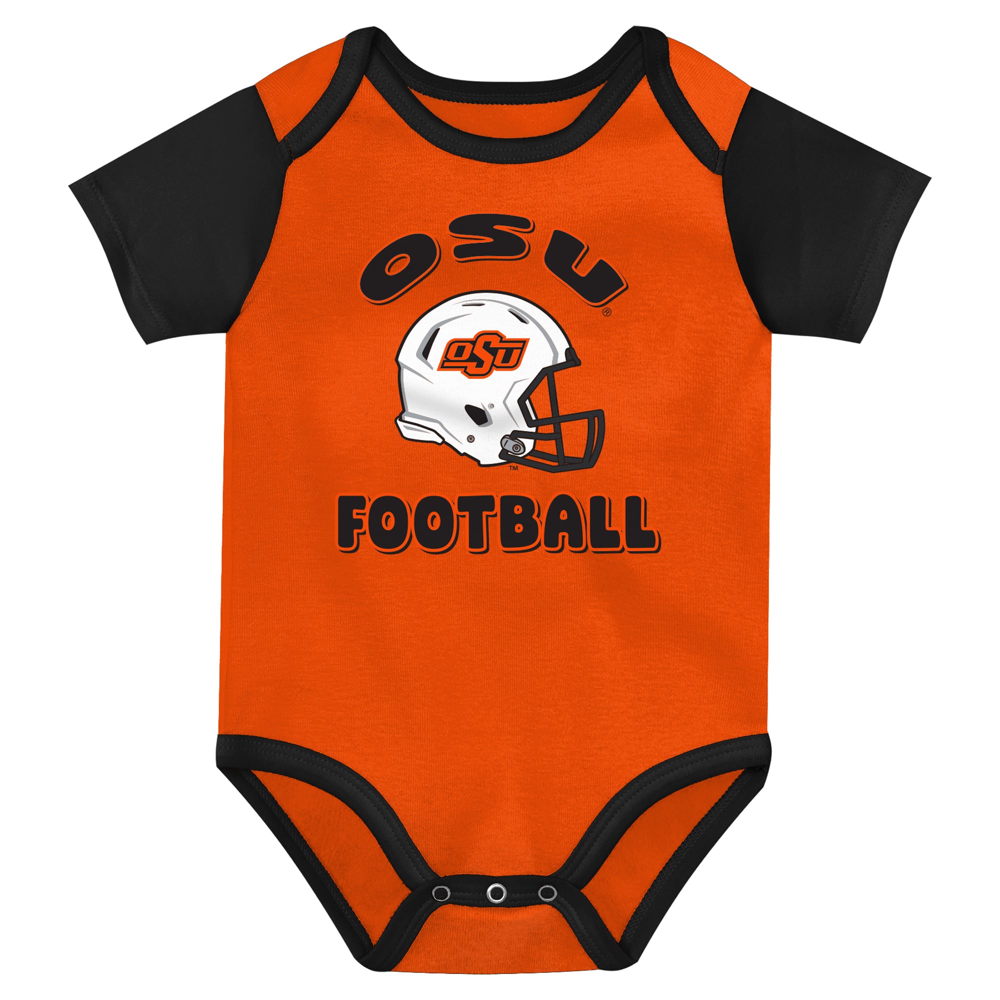 Newborn Outerstuff  Orange Oklahoma State Cowboys Star Player Three-Piece Bodysuit Set