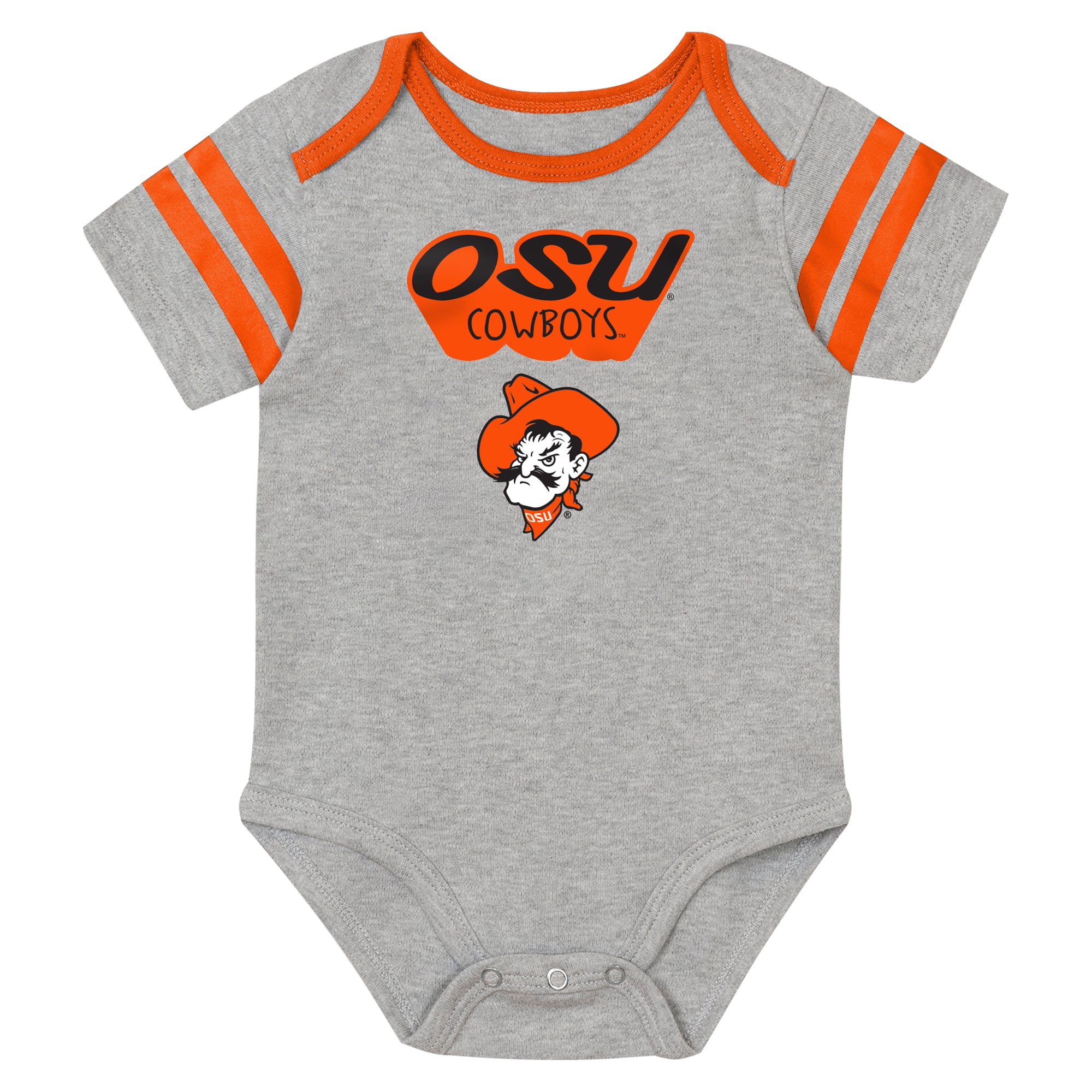 Newborn Outerstuff  Orange Oklahoma State Cowboys Star Player Three-Piece Bodysuit Set