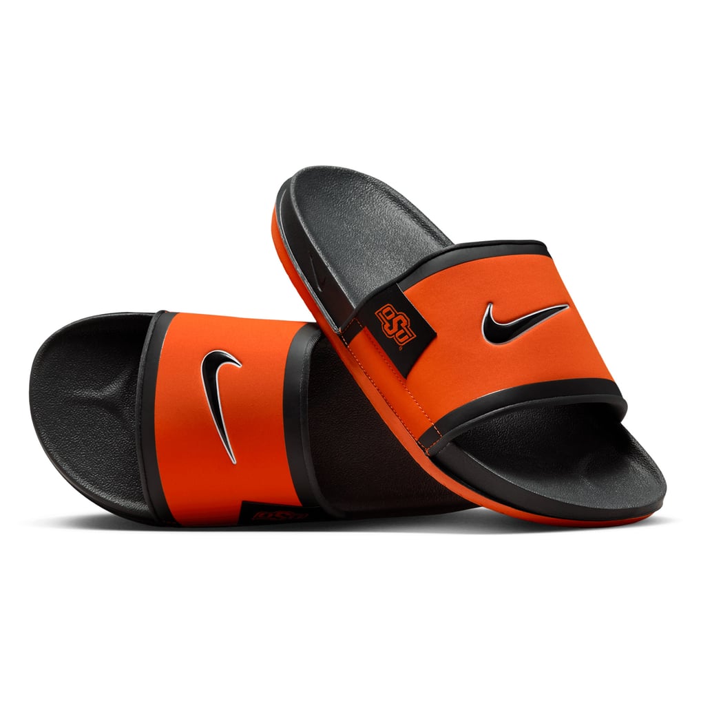 Nike Men\'s Black Slide Sandals with Orange Accents Nike Air Max Camden Slides Sandals BQ4626-009 Black/ Hyper  main image 4