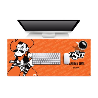 Oklahoma State Cowboys 15.7" x 35.4" Logo Series Desk Pad