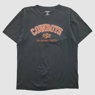 Oklahoma State Cowboys Pro Edge 2010s T-shirt - Black - M by Fanatics Real Vintage
