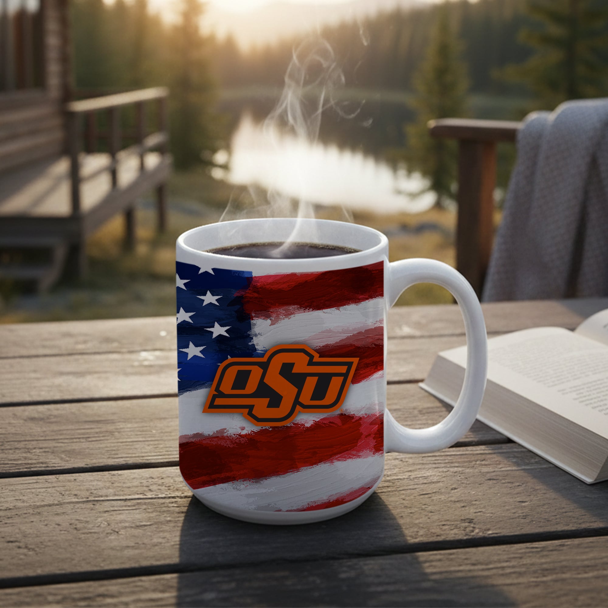 Ensemble de deux tasses Americana Oklahoma State Cowboys de 44 cl