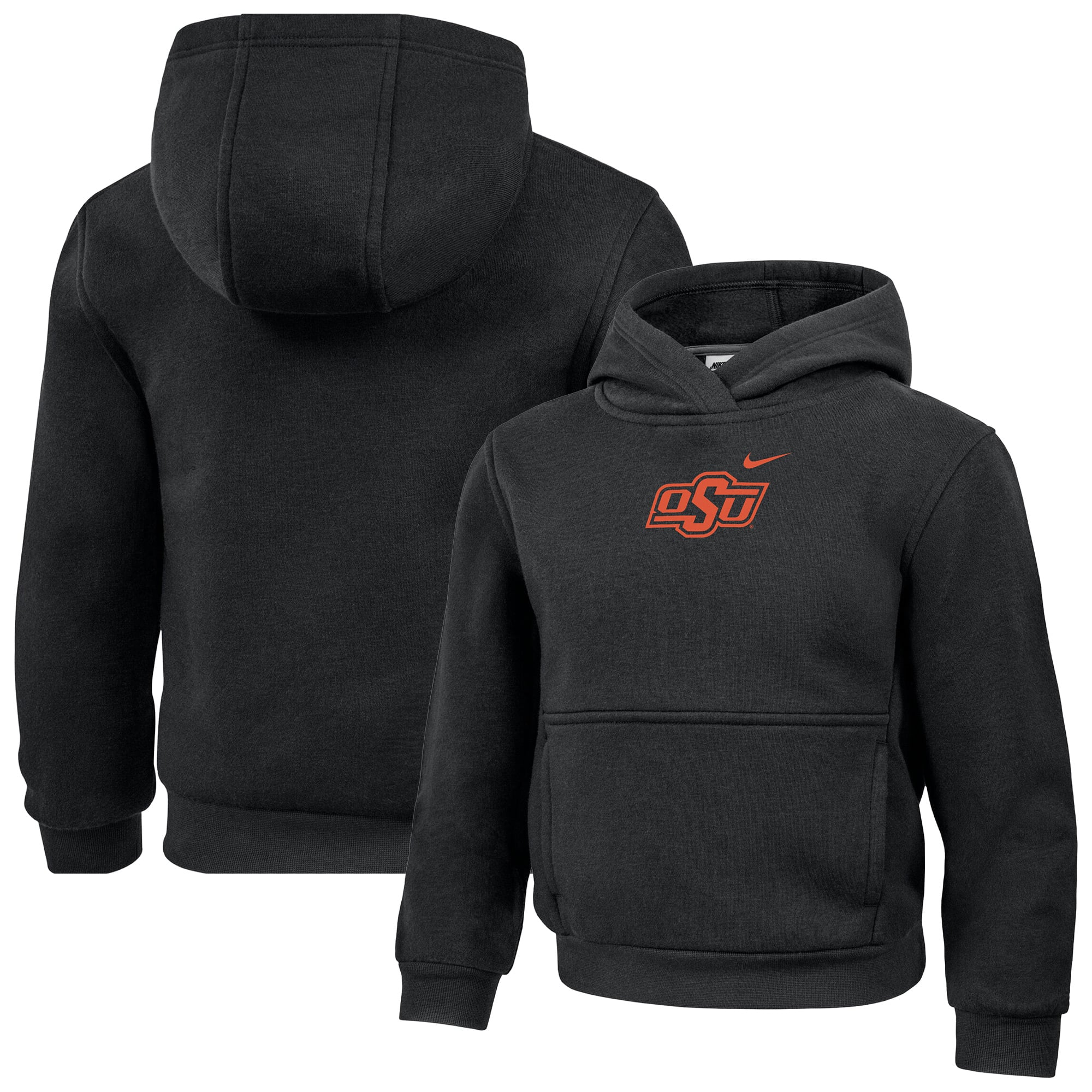 Sweat à capuche Nike Core noir pour tout-petit Oklahoma State Cowboys