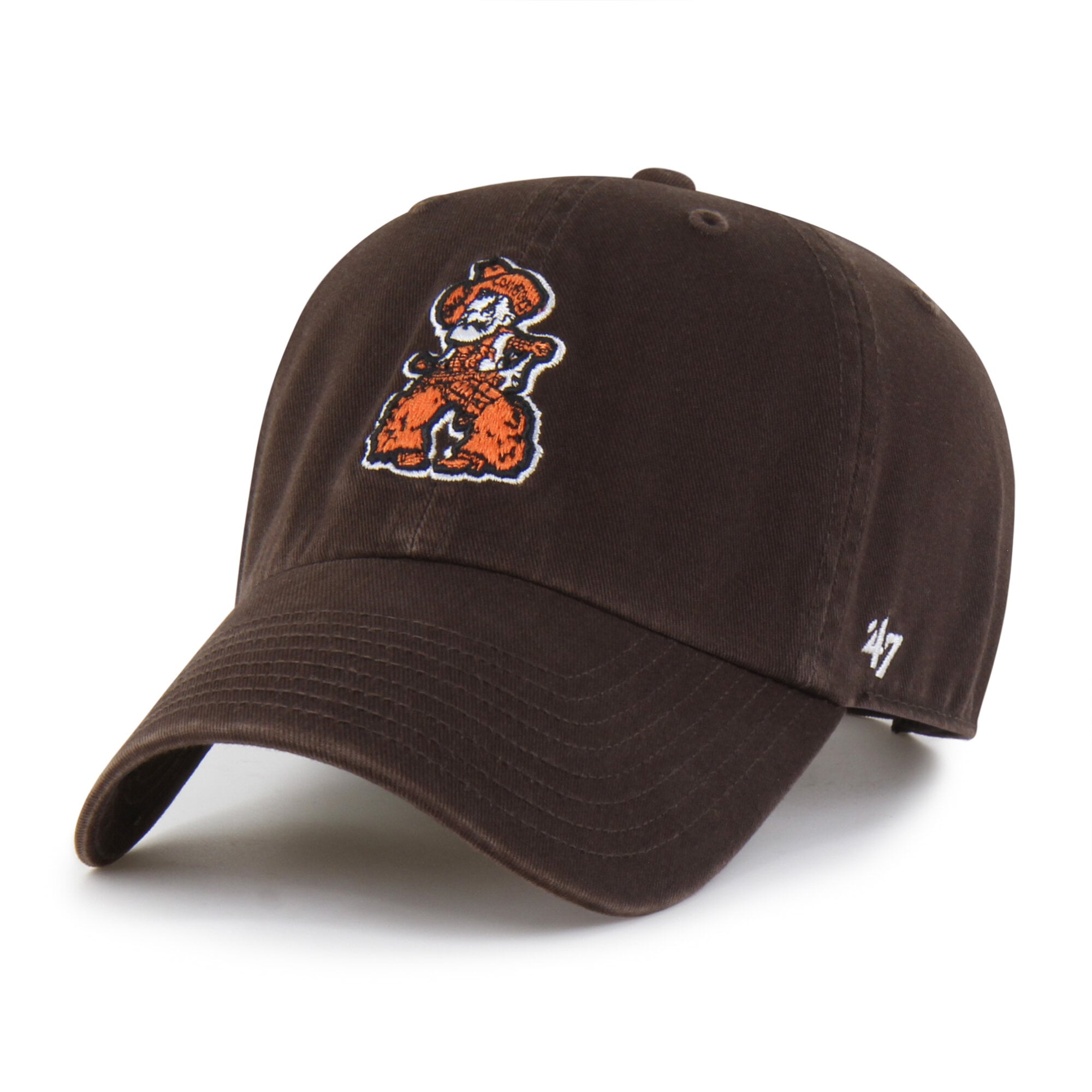 Casquette unisexe ajustable '47 Oklahoma State Cowboys marron Vault Clean Up