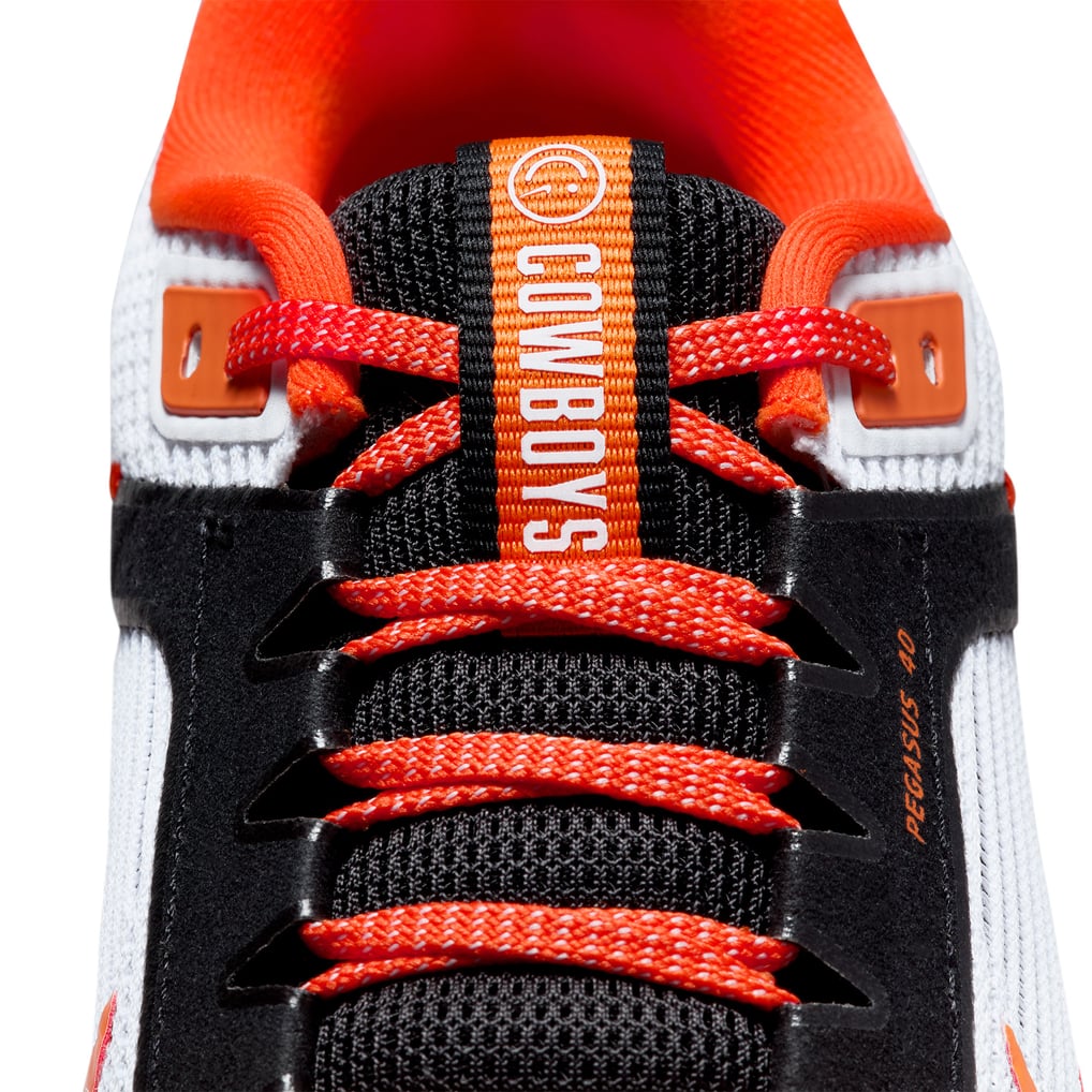 Unisex Nike White Oklahoma State Cowboys Zoom Pegasus 40 