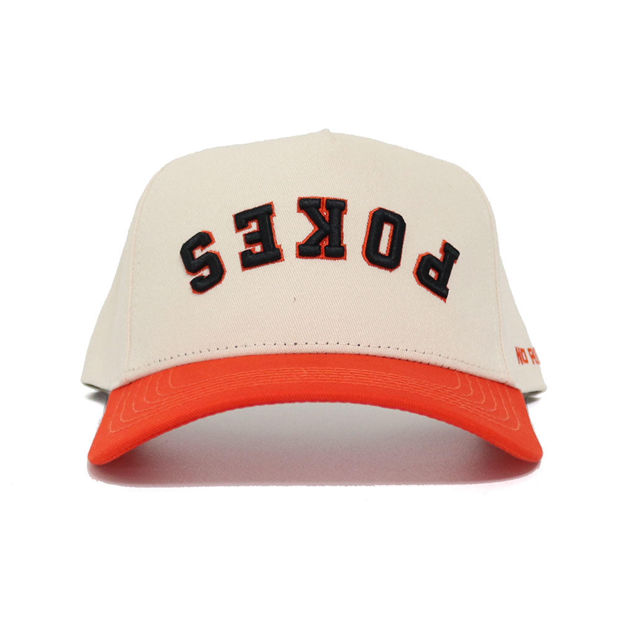 Casquette unisexe No Rivals Natural/Orange Oklahoma State Cowboys, couleurs classiques inversées, ajustable