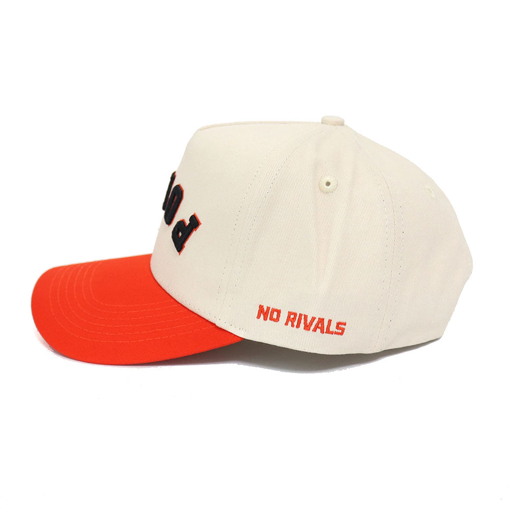 Casquette unisexe No Rivals Natural/Orange Oklahoma State Cowboys, couleurs classiques inversées, ajustable