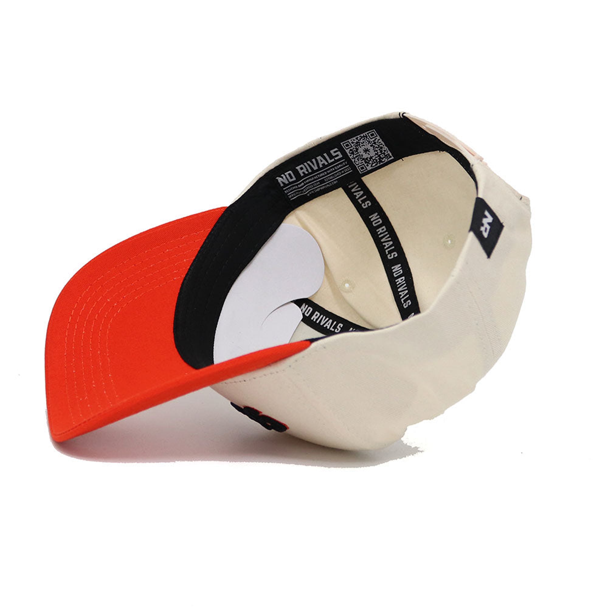Casquette unisexe No Rivals Natural/Orange Oklahoma State Cowboys, couleurs classiques inversées, ajustable