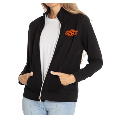 Oklahoma State Cowboys Women's Fallon Full-Zip Jacket - Black