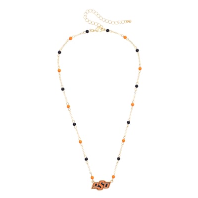 Oklahoma State Cowboys CANVAS Style Women's Logo Layering Necklace
