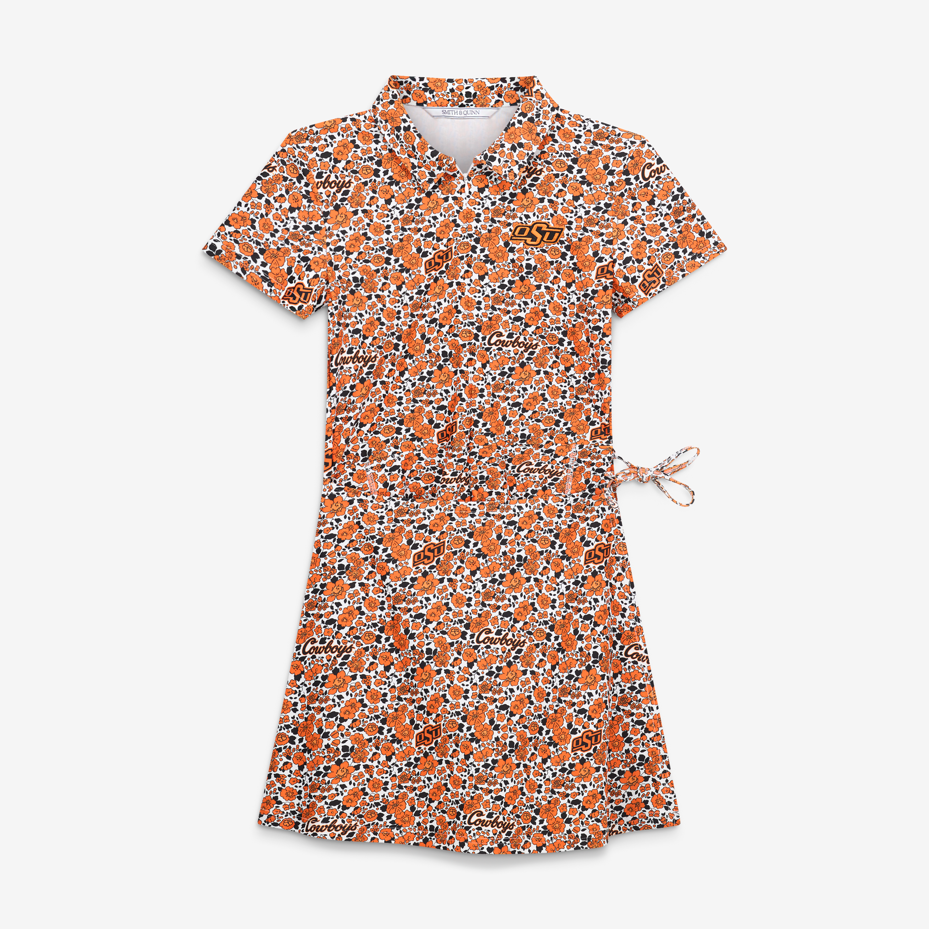 Robe Poppy Ivy orange Smith & Quinn pour femme, aux couleurs des Oklahoma State Cowboys