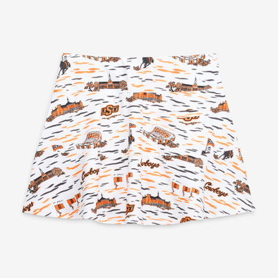 Oklahoma State Cowboys Smith & Quinn Women's Toile Molly Skort - White