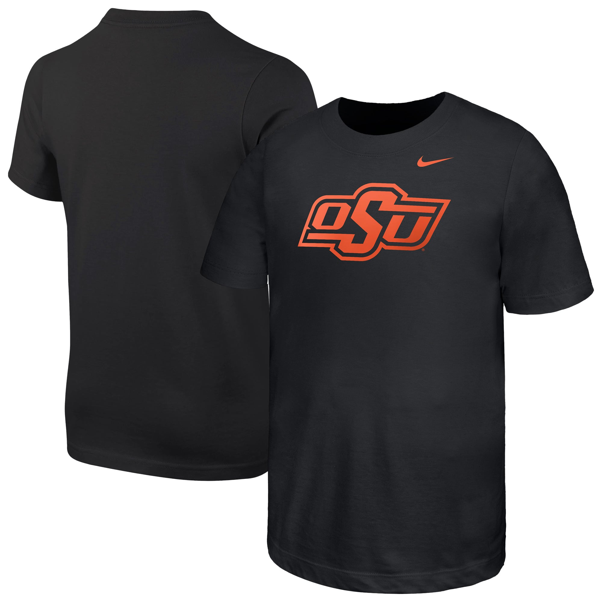 T-shirt Nike noir pour jeunes avec logo des Oklahoma State Cowboys