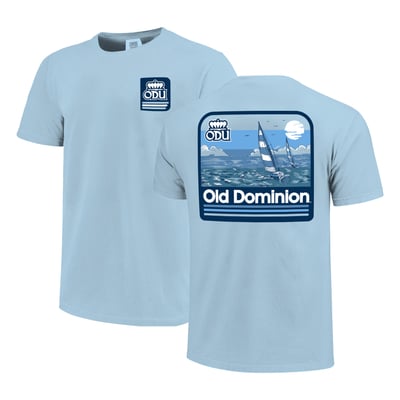Old Dominion Monarchs Unisex Comfort Colors Hyper Local T-Shirt - Light Blue