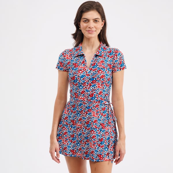 powder blue ole miss dress Smith & Quinn Rebels Ivy Wrap fabric_type-Satin Size (IT):38 Women's Faux Leather Dresses Elevate your style with