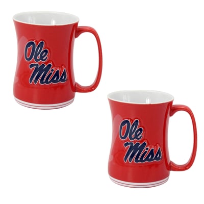Ensemble de 2 tasses Ole Miss Rebels Indigo Falls Core Barista