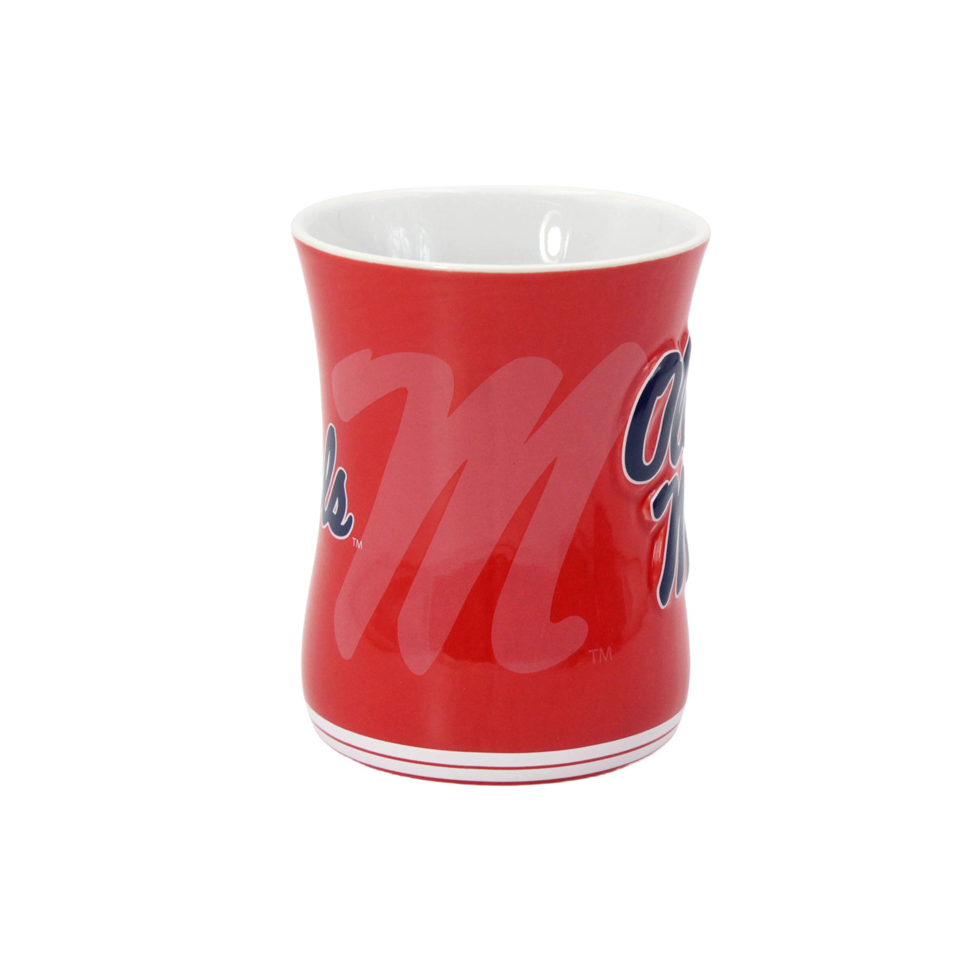 Ensemble de deux tasses de barista Indigo Falls Ole Miss Rebels de 473 ml (16 oz).