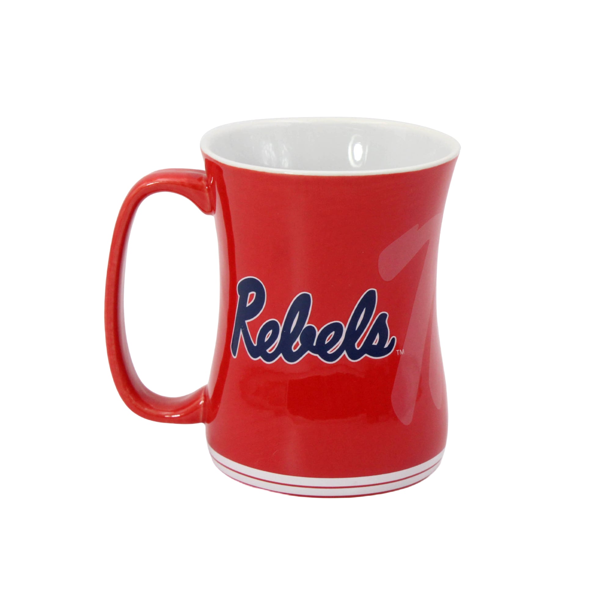 Ensemble de deux tasses de barista Indigo Falls Ole Miss Rebels de 473 ml (16 oz).