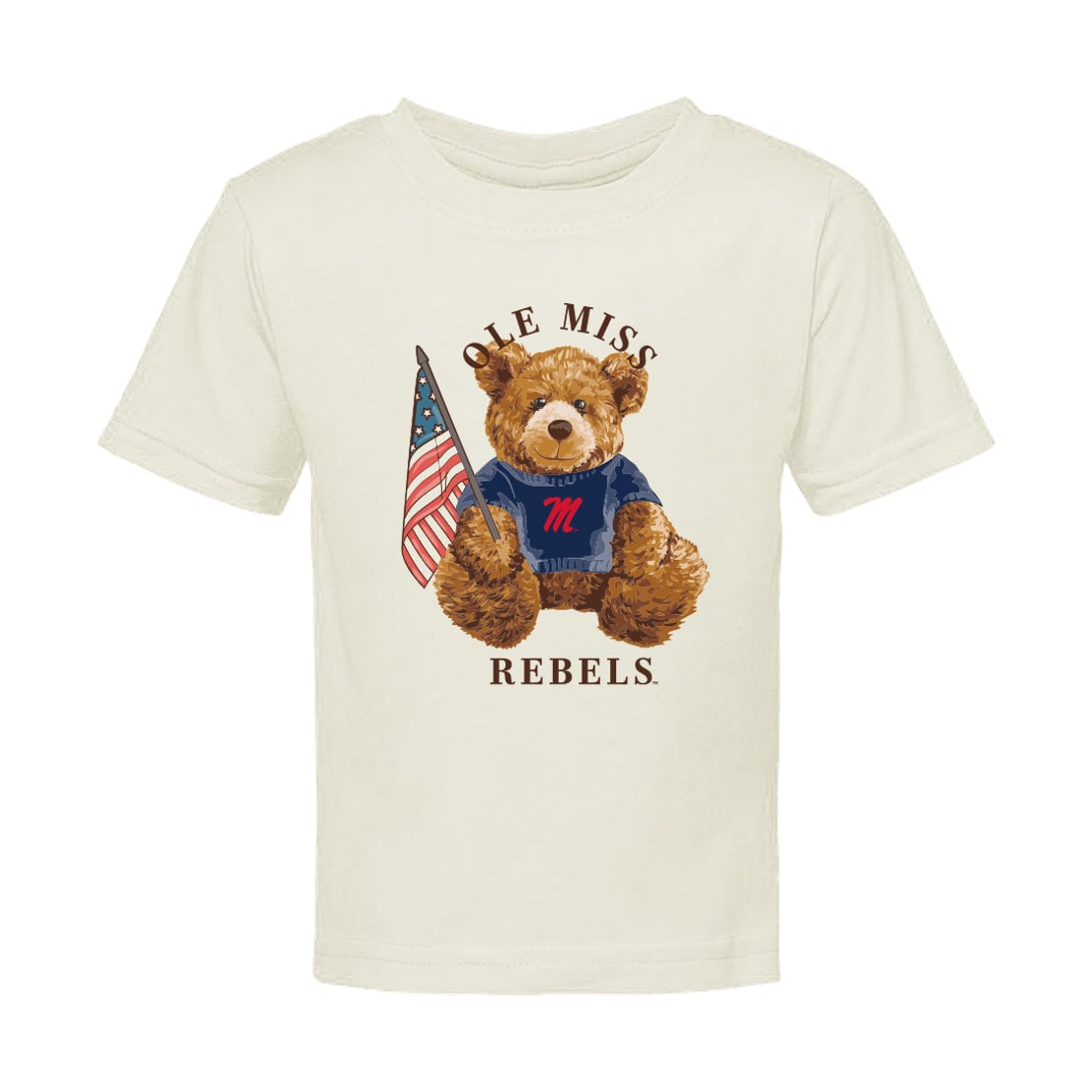 T-shirt bébé crème Ole Miss Rebels All-American Teddi