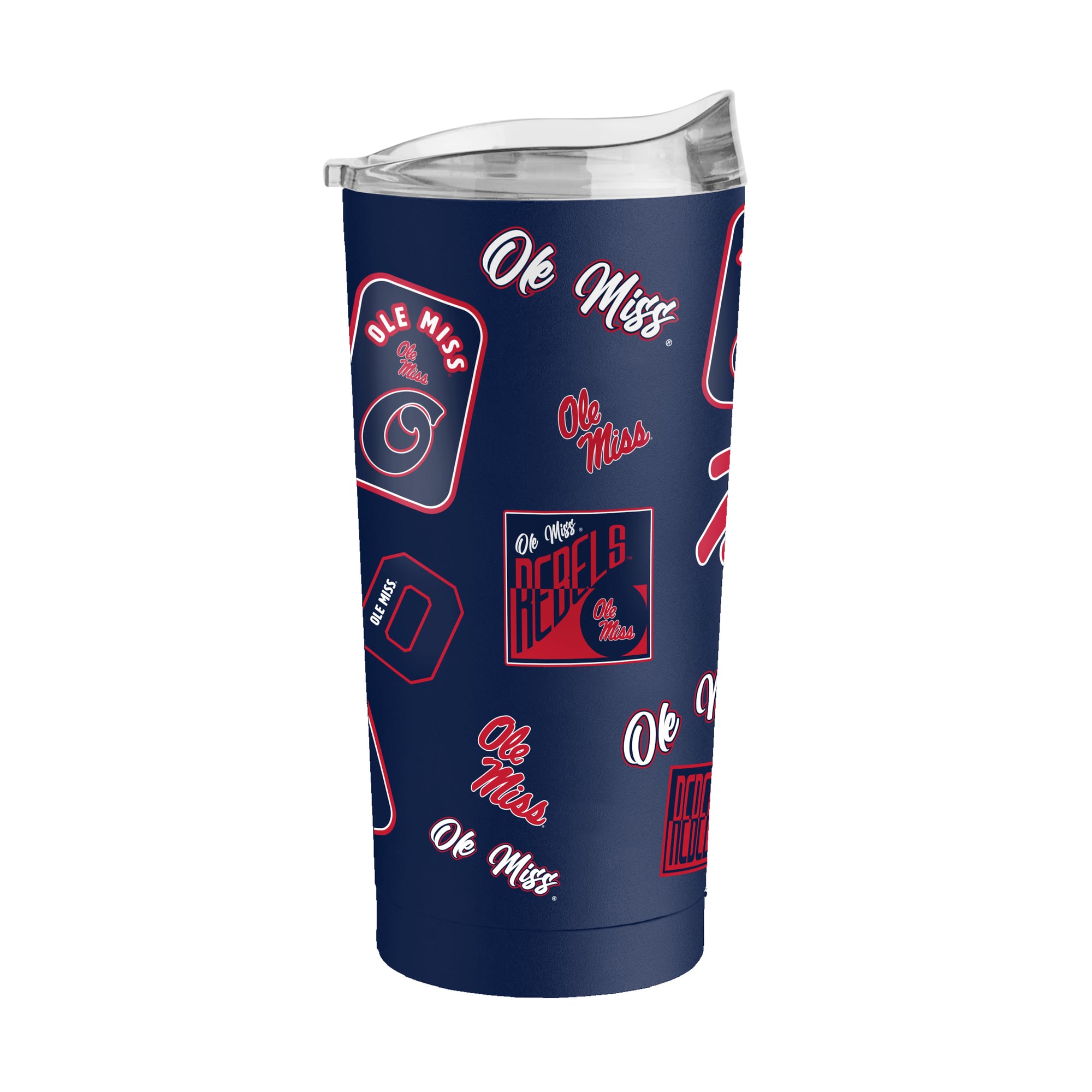 Gobelet isotherme Logo Brands Ole Miss Rebels 20 oz Dreamweave à revêtement en poudre