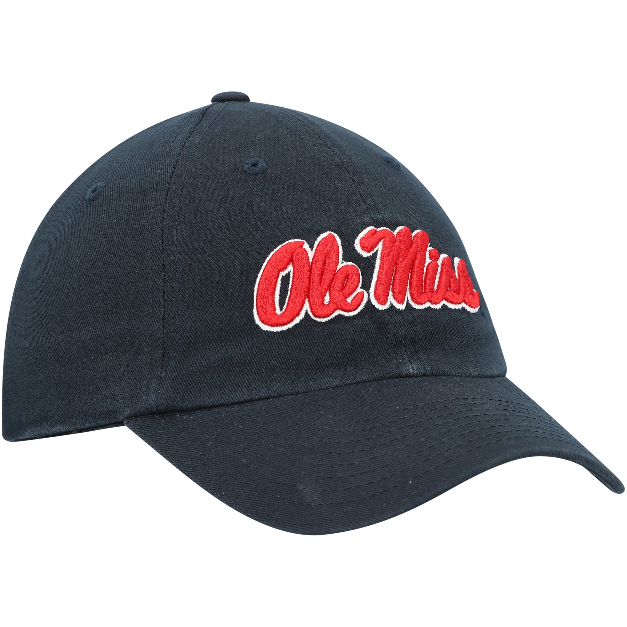 Casquette ajustable Ole Miss Rebels Clean Up bleu marine 1947 pour homme