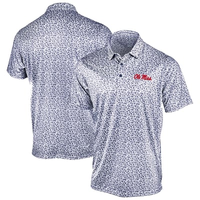 Polo Ole Miss Rebels Antigua Flourish - Bleu marine