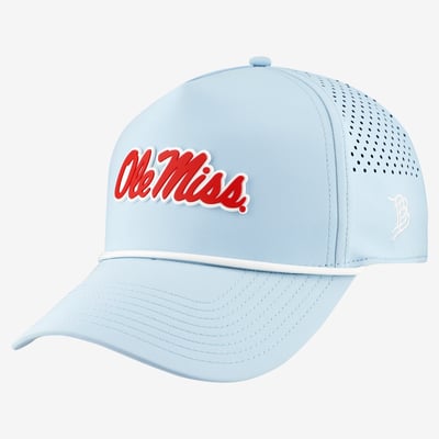 Casquette classique à cordon ajustable Ole Miss Rebels - Bleu clair