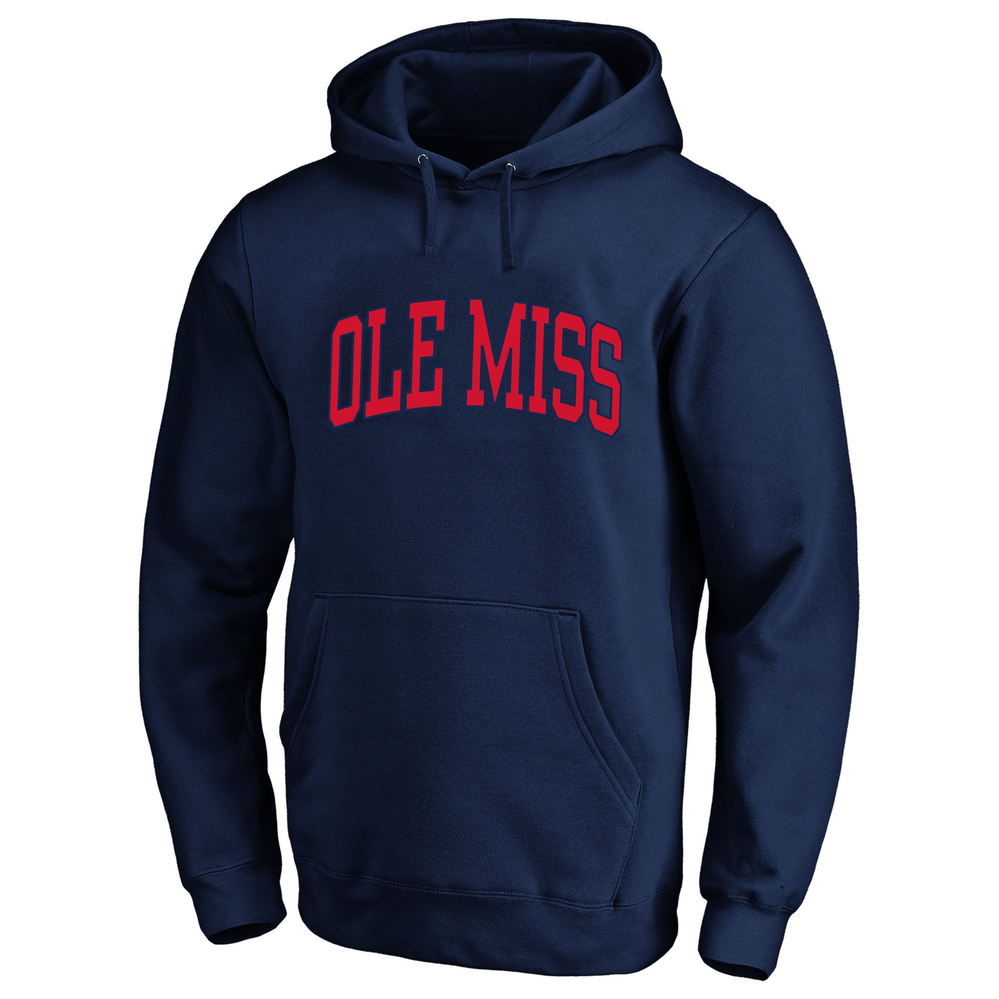 Sweat à capuche Champion bleu marine Ole Miss Rebels Arch Over Tackle Twill pour homme, grandes tailles