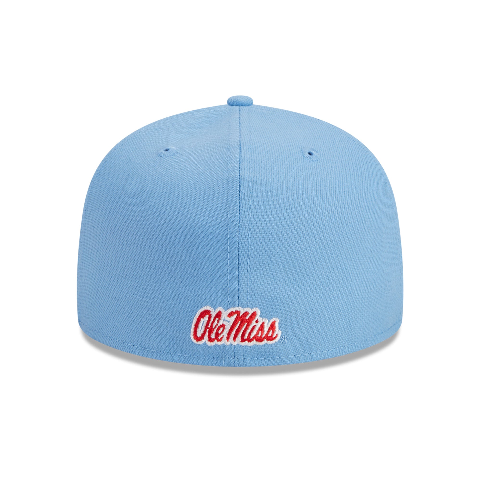 Men's New Era Powder Blue Ole Miss Rebels Core 59FIFTY Fitted Hat