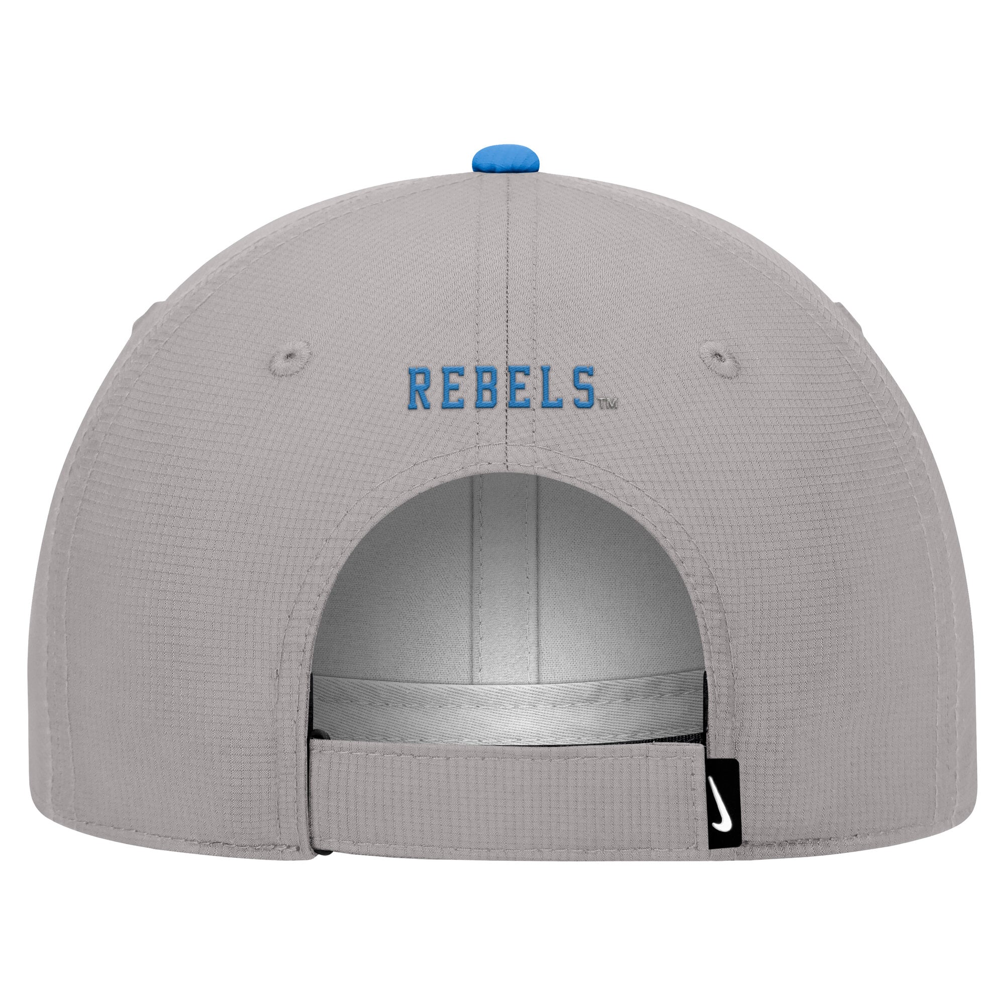Men's Nike Gray Ole Miss Rebels Ripstop Dri-FIT Adjustable Hat